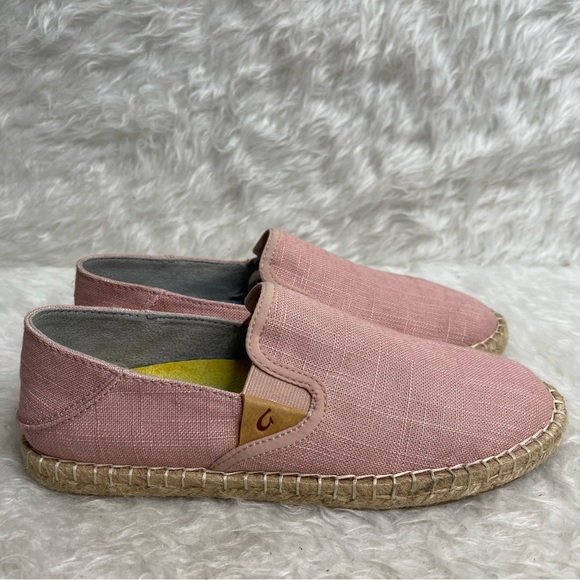 Olukai Kaula Pa'a Kapa Shoe-Rose Sea Salt/Rose Sea Salt size 7 - Picture 11 of 14